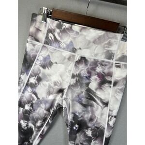 Athleta Run Free‎ Winter Garden Floral Print High Rise Yoga Leggings Size M Tall